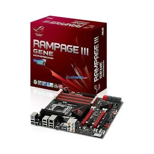 ASUS RAMPAGE III GENE X58 DDR3 I7 GL+SATA16X USB 3