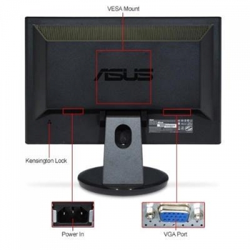 ASUS VH197D 18.5 LED MONİTOR - incehesap.com