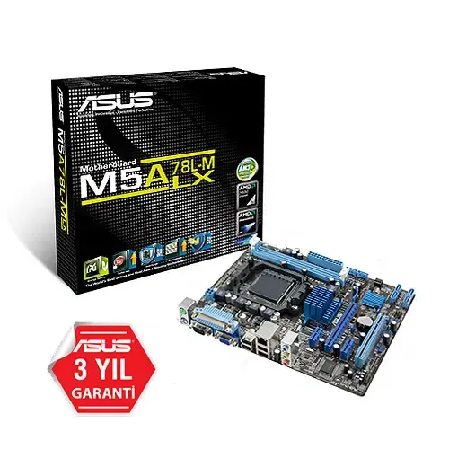 Asus M5A78L-M LX3 Amd 760G Ddr3 Vga+Lan Anakart