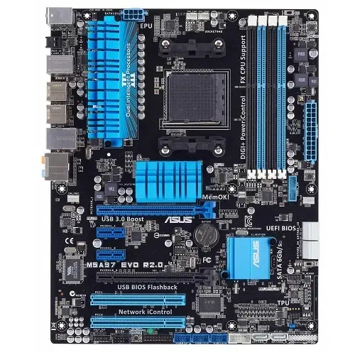 ASUS M5A97 EVO R2.0 AMD970 DDR3 GLAN+USB 3.0 16x Anakart