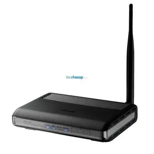 Asus DSL-N10 ADSL2+ 4P 150Mbps  Kablosuz Modem+5dbi