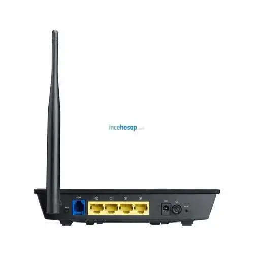 Asus DSL-N10E ADSL2+ 4P 150Mbps  Kablosuz Modem + 5dbi