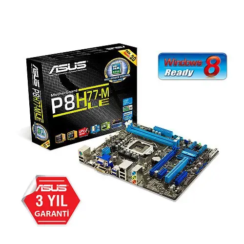 Asus P8H77-M LE H77 Ddr3 Sata3 + USB3 + GLan + Hdmi 16X