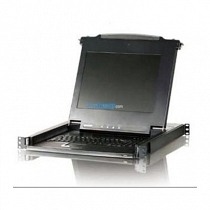 Aten CL1008MT 17 inch LCD Ekran, 8 Port PS/2 Kvm Switch
