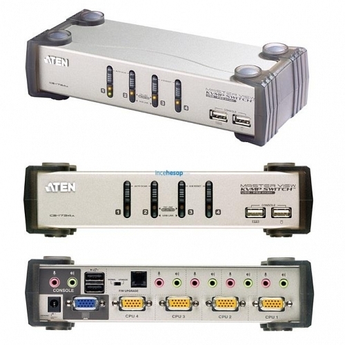 Aten CS1734C 4 Port 'Lü USB Kvm Switch