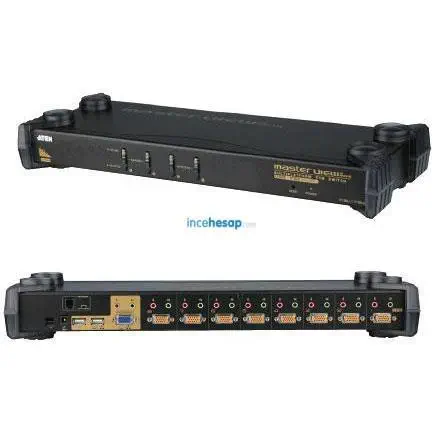 Aten CS1758 8 Portlu Master View Max USB Kvm Switch