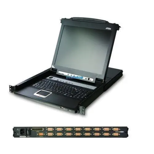 Aten CL5708MT 17 inch LCD Ekran, 8 Port PS/2-USB Kvmp