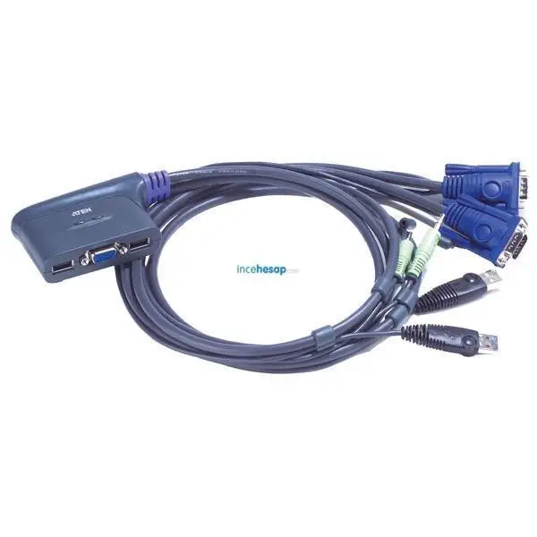 Aten CS62US 2 Portlu USB Vga Kvm Switch