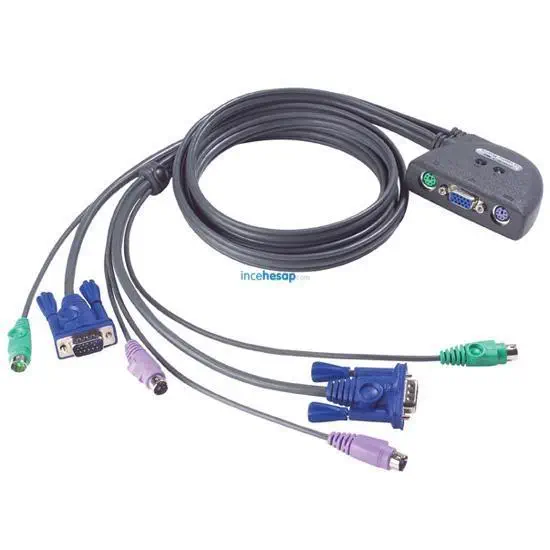 ATEN CS62Z 2 portlu PS/2 VGA KVM Switch