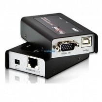 Aten CE100 Mini USB Kvm (keyboard/VIdeoeo Monitör/mouse) Mesafe Uzatma Cihazı, 100 Metre