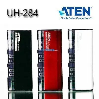 Aten UH284 4 Port USB 2.0 Hub, Mıknatısla Sabitlenebilir