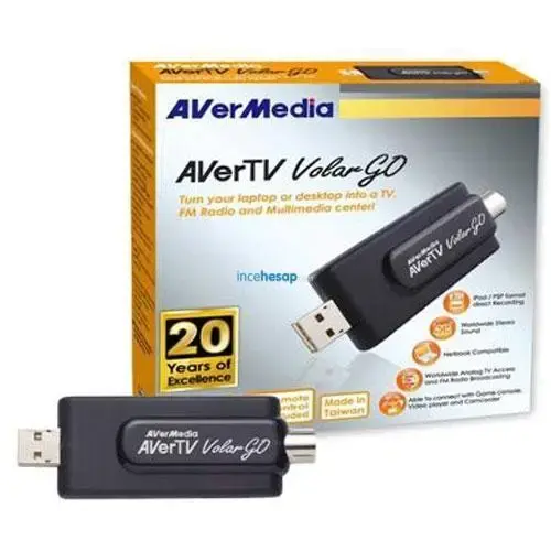 Avermedia Volar Go USB 2.0 Analog Tv Kartı