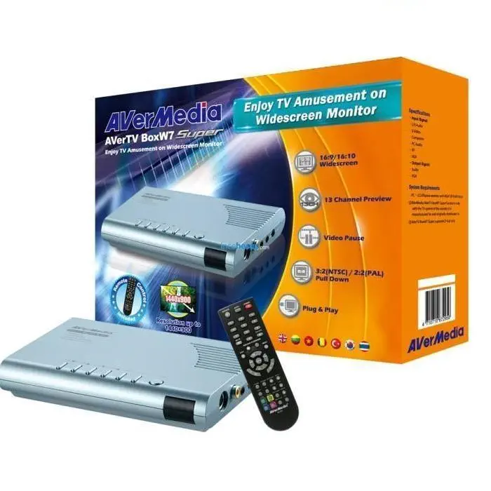 AVERMEDIA BOX W7 SUPER ANALOG TV TUNER
