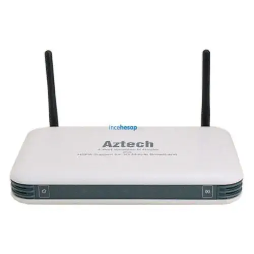 Aztech HW550-3G Destekli 4 Port Kablosuz N Router