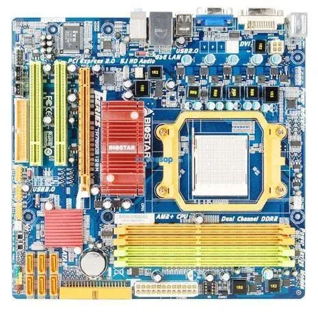 BIOSTAR TA785GE AMD 785G DDR2 VGA+LAN+SATA