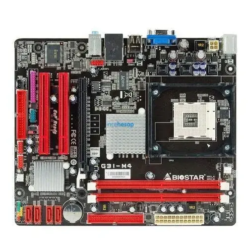 BIOSTAR G31-M4 DDR2 VGA+LAN+SATA2 16X 478p
