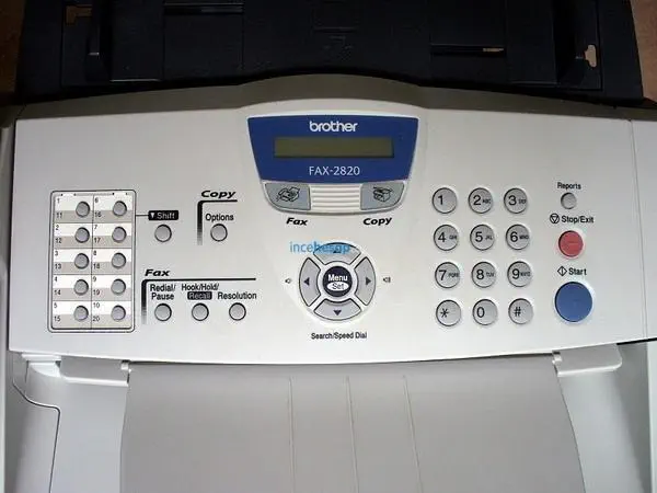 BROTHER LAZER FAX-2820 FAKS CİHAZI 