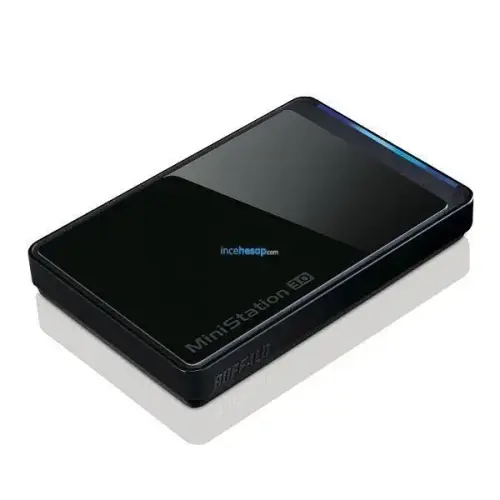 Buffalo 500 GB Mini Station Taşınabilir Disk (siyah)