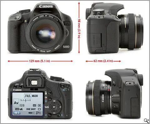 CANON EOS-500D 15.1 MP FOTOĞRAF MAKİNASI 