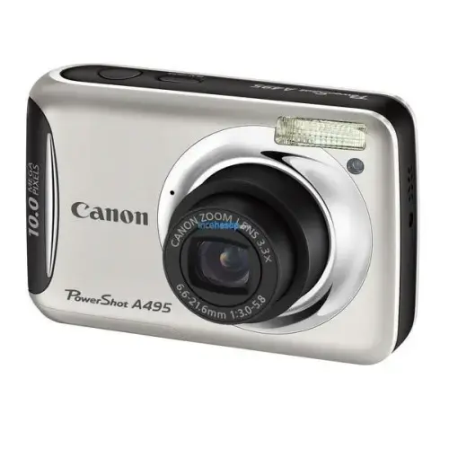 CANON POWERSHOT A495 10MP 3.3X 2.5 LCD GÜMÜŞ