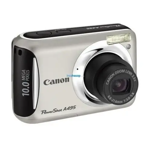 CANON POWERSHOT A495 10MP 3.3X 2.5 LCD GÜMÜŞ