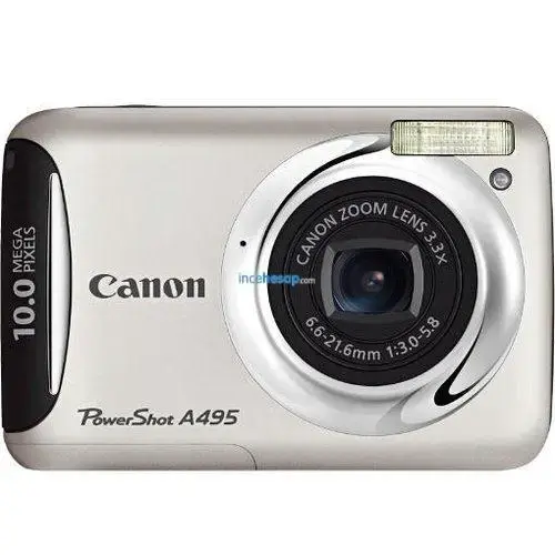 CANON POWERSHOT A495 10MP 3.3X 2.5 LCD GÜMÜŞ