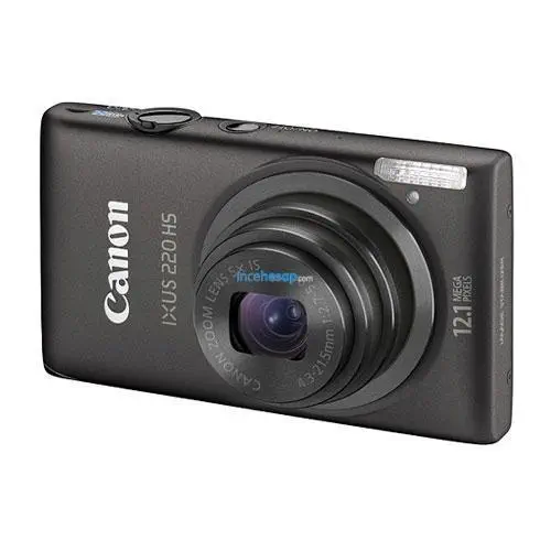 CANON IXUS 220HS 12.1MP 5X OPT 2.7 LCD SIYAH