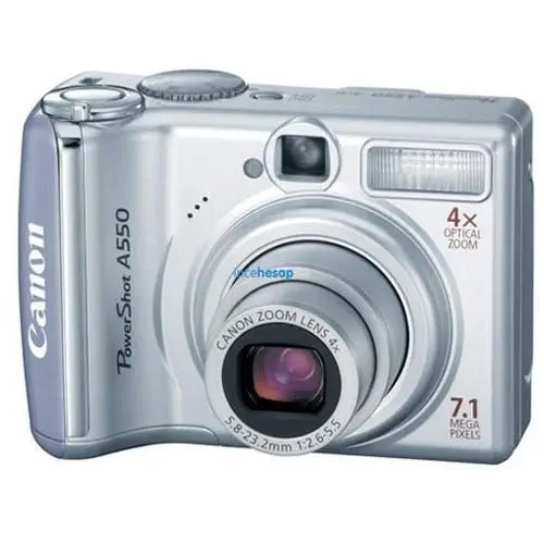 CANON POWERSHOT A550 7.1 MP DİJİTAL FOTOĞRAF MAKİNESI - incehesap.com