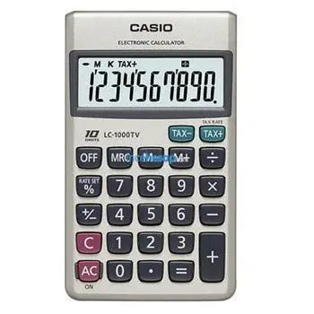 CASIO LC-1000TV-W HESAP MAKİNESİ