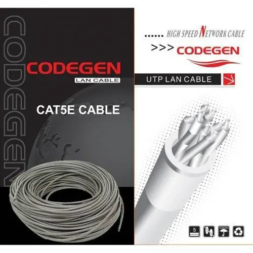 Codegen CAT-5E Utp 305 Metre 24AWG CCA Kablo