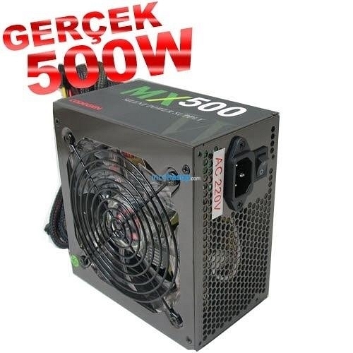 Codegen MX500 Power Supply 500W 12CM MaviLed Fanlı