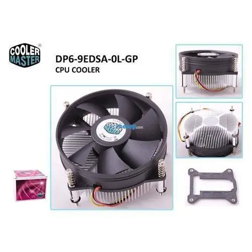 COOLER MASTER DP6-9EDSA-OL-GP 1156 CPU FAN