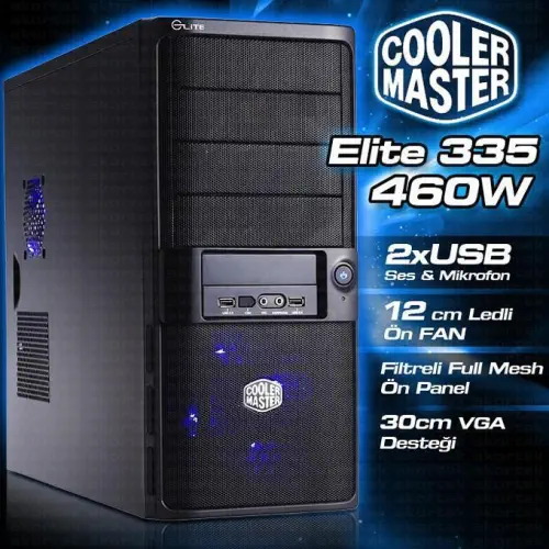 Coolermaster Elıte 335 Mıdtower 500W Kasa