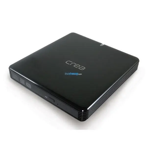 CREA DVD-RW X1-CDZ-B 8X HARİCİ SİYAH USB 2.0