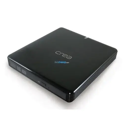CREA DVD-RW X1-CDZ-B 8X HARİCİ SİYAH USB 2.0