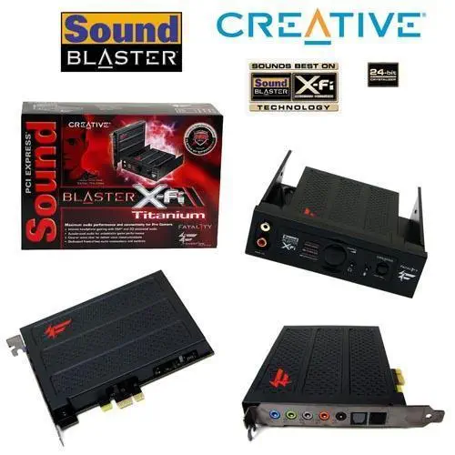 Creative Sb X-fı Titanium Fatalıty Champıon Pcıe
