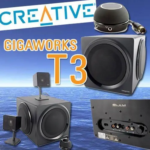 CREATIVE GIGAWORKS T3 HOPARLÖR 2+1 SİYAH