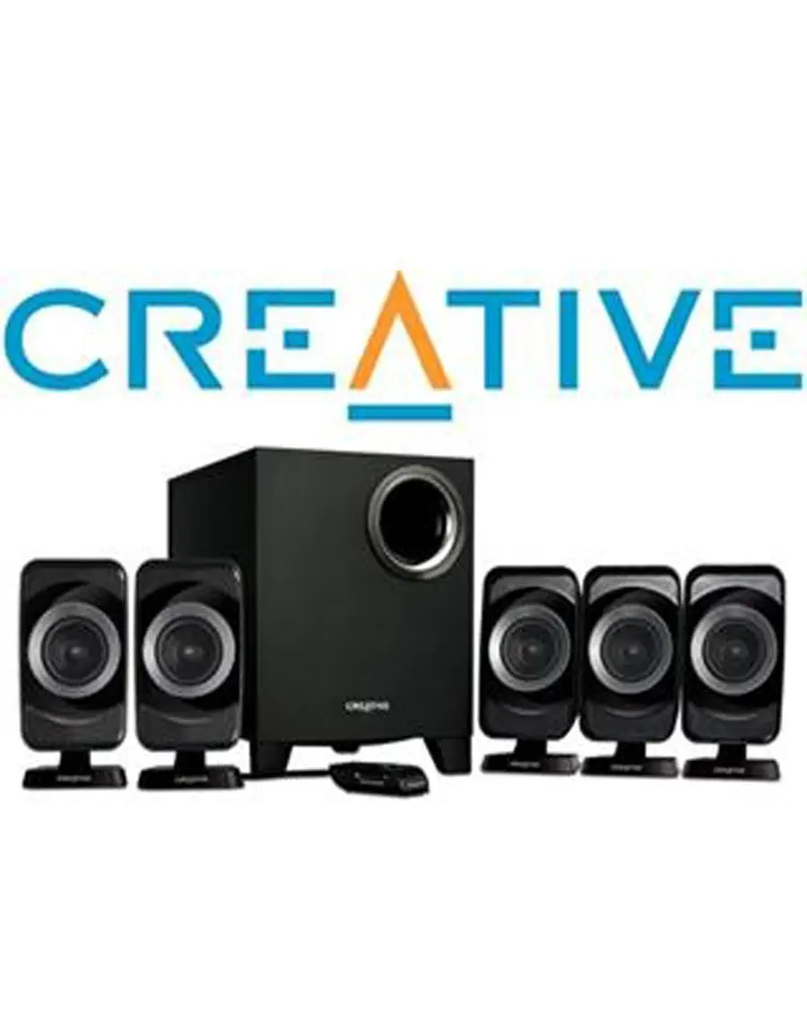 Creative inspıre T6160 50W Rms 5+1 Hoparlör Siyah