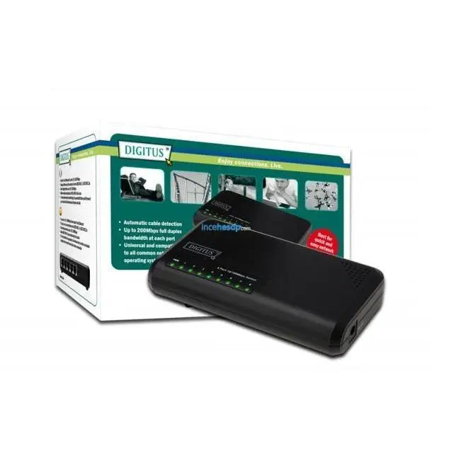 DIGITUS DN-50022 Unmanaged 8 port 10/100Base-T Fast Ethernet Switch