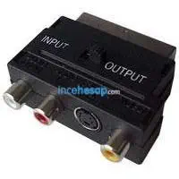 DIGITUS AB-AV 500LC Scart <==> Audio/Video Adaptörü