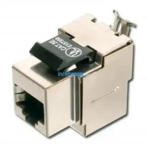 Digitus DN-93501 CAT-5e Keystone Jack, RJ45, Siyah Renk