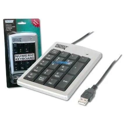 Digitus DA-20220-3 Mini Numeric Klavye, Notebook için, USB
