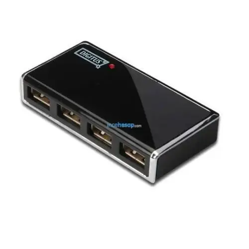 DIGITUS DA-70225 4 Port USB Hub, USB 2.0