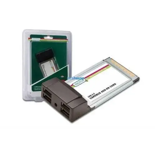 Digitus DS-32220 4 Port`lu Pcmcıa USB Kart, USB 2.0