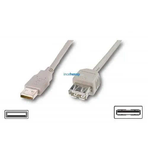 DIGITUS AK 701/2 USB 2.0 Uzatma Kablosu, 2 metre