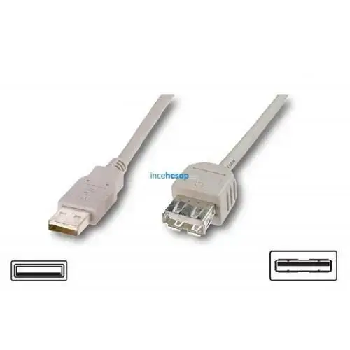 DIGITUS AK 701/2 USB 2.0 Uzatma Kablosu, 2 metre