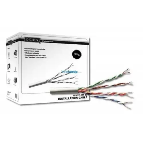 DIGITUS DK-1611-V-305 CAT6 (UTP) Data Kablosu, 305 mt rulo