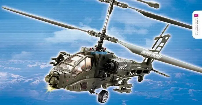 DOUBLEHORSE UZAKTAN KUMANDALI APACHE HELİKOPTER (90884CH)