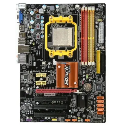 ECS A780GM-A BLACK 1066MHz DDR2+HDMI VGA+SES 940