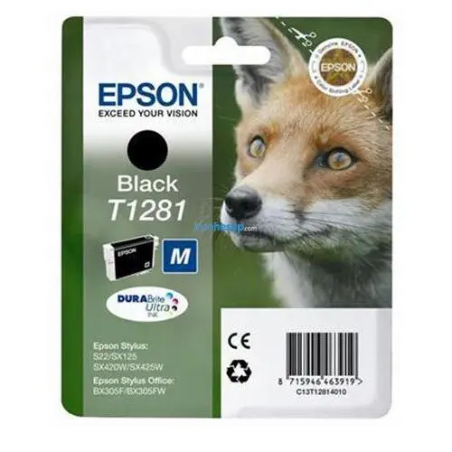 Epson T128140 Siyah Kartuş (BX300F/SX125/SX425)